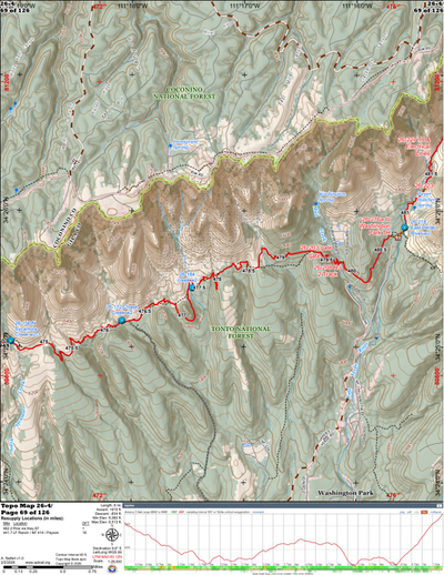ANST Topo Map 26-4 Highline 4 Preview 1