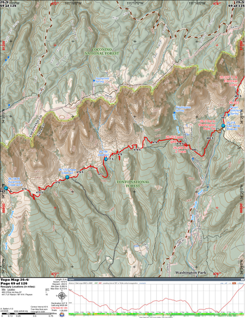 ANST Topo Map 26-4 Highline 4 Preview 1