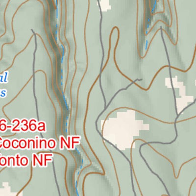 Arizona Trail Association ANST Topo Map 27-1/26-5 Blue Ridge 1 digital map