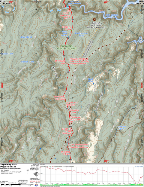 ANST Topo Map 27-2 Blue Ridge 2 Preview 1