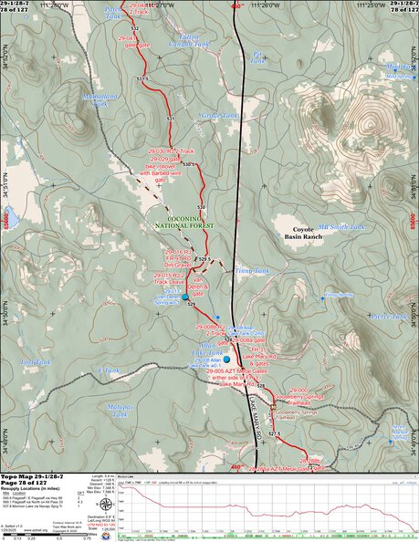 ANST Topo Map 29-1/28-7 Mormon Lake 1 a Preview 1