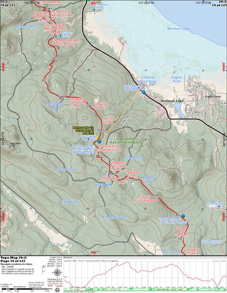 ANST Topo Map 29-2 Mormon Lake 2 a Preview 1