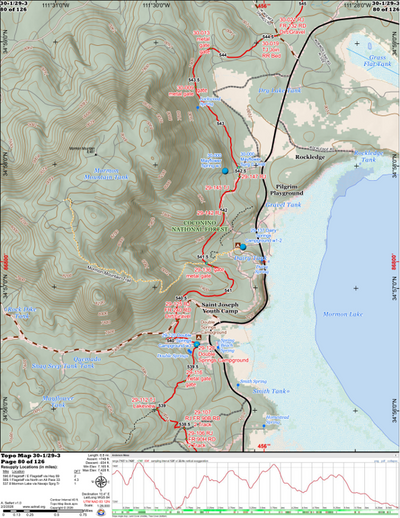 ANST Topo Map 30-1/29-3 Anderson Mesa 1 Preview 1