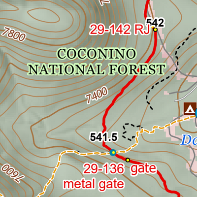 ANST Topo Map 30-1/29-3 Anderson Mesa 1 Preview 2