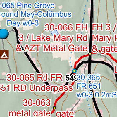 ANST Topo Map 30-2 Anderson Mesa 2 a Preview 3