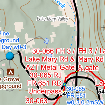 ANST Topo Map 30-2 Anderson Mesa 2 Preview 3