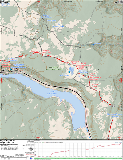 ANST Topo Map 30-3 Anderson Mesa 3 Preview 1
