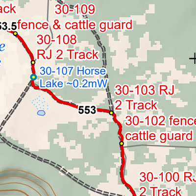 ANST Topo Map 30-3 Anderson Mesa 3 Preview 3