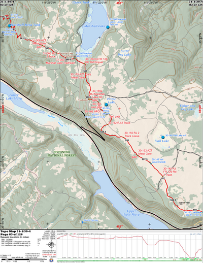 ANST Topo Map 31-1/30-4 Walnut Canyon 1 Preview 1