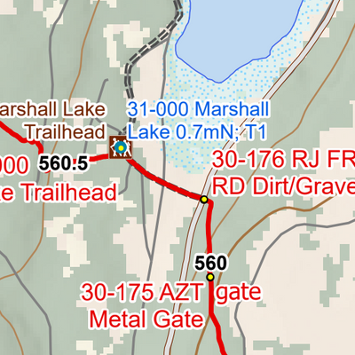 ANST Topo Map 31-1/30-4 Walnut Canyon 1 Preview 3