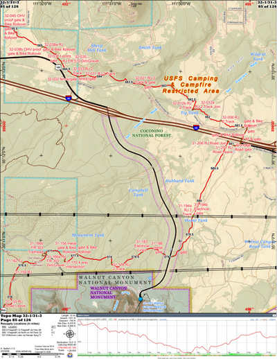 ANST Topo Map 32-1/31-3 Elden Mountain 1 Preview 1