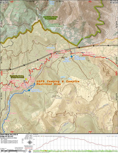 ANST Topo Map 34-1/32-3 San Francisco Peaks 1 Preview 1