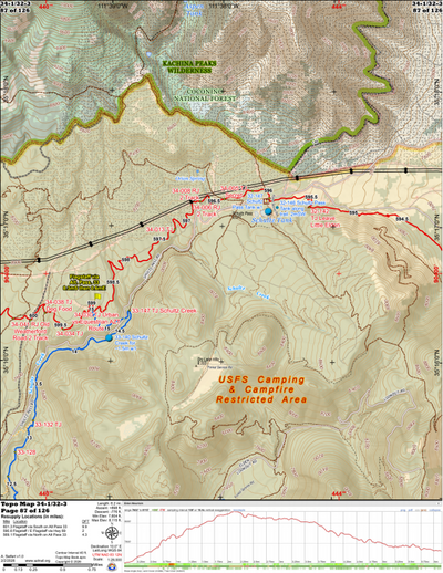ANST Topo Map 34-1/32-3 San Francisco Peaks 1 Preview 1
