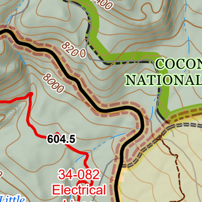 ANST Topo Map 34-2 San Francisco Peaks 2 Preview 3