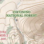 ANST Topo Map 34-4 San Francisco Peaks 4 Preview 2