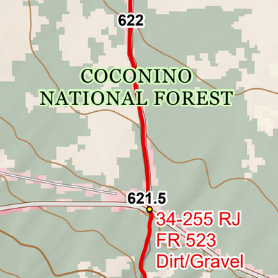 ANST Topo Map 34-5 San Francisco Peaks 5 Preview 2