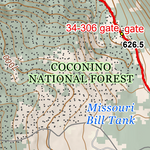 ANST Topo Map 34-6 San Francisco Peaks 6 Preview 2
