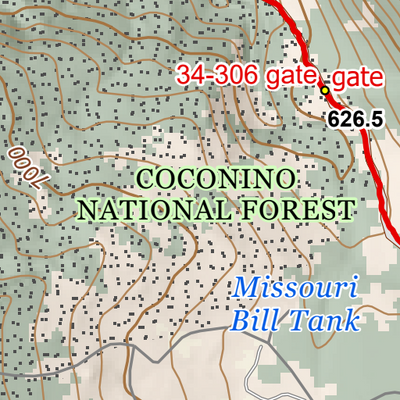 ANST Topo Map 34-6 San Francisco Peaks 6 Preview 2