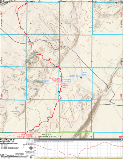 ANST Topo Map 35-2 Babbit Ranch 2 Preview 1