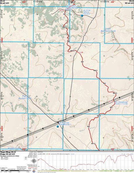 ANST Topo Map 35-3 Babbit Ranch 3 Preview 1