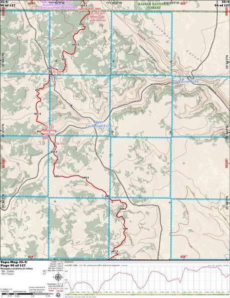 ANST Topo Map 35-4 Babbit Ranch 4 Preview 1