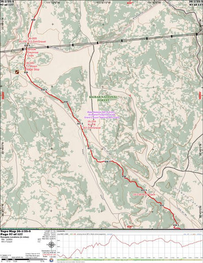 ANST Topo Map 36-1/35-5 Coconino Rim 1 Preview 1