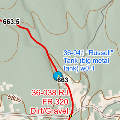 ANST Topo Map 36-2 Coconino Rim 2 Preview 3