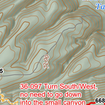 ANST Topo Map 36-3 Coconino Rim 3 Preview 3