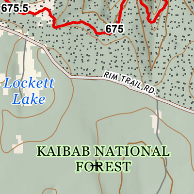ANST Topo Map 37-1/36-4 Grand Canyon - South Rim 1 Preview 2