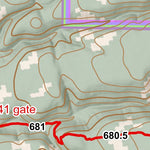 ANST Topo Map 37-2 Grand Canyon - South Rim 2 Preview 3