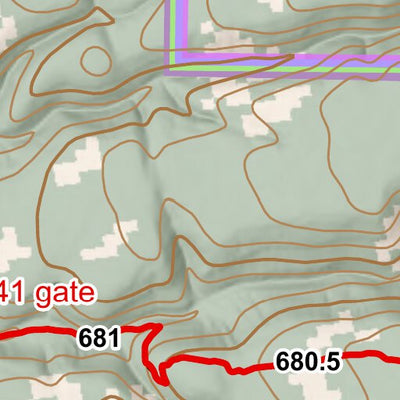 ANST Topo Map 37-2 Grand Canyon - South Rim 2 Preview 3