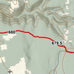 ANST Topo Map 37-2 Grand Canyon - South Rim 2 Preview 2