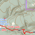 ANST Topo Map 37-2 Grand Canyon - South Rim 2 Preview 3