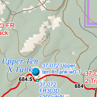 ANST Topo Map 37-3 Grand Canyon - South Rim 3 Preview 3