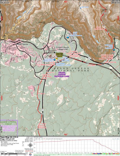 ANST Topo Map 38-1/37-5 Grand Canyon - Inner Gorge 1 a Preview 1
