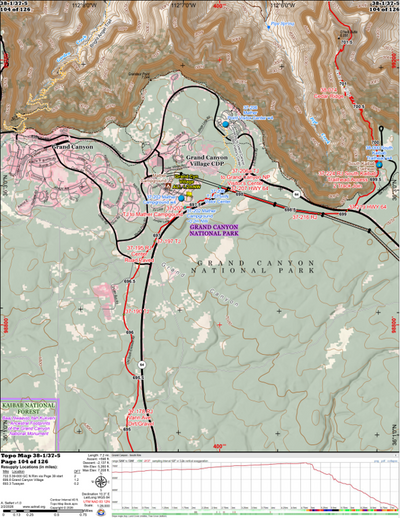 ANST Topo Map 38-1/37-5 Grand Canyon - Inner Gorge 1 Preview 1