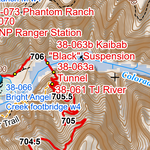 ANST Topo Map 38-2 Grand Canyon - Inner Gorge 2 Preview 3