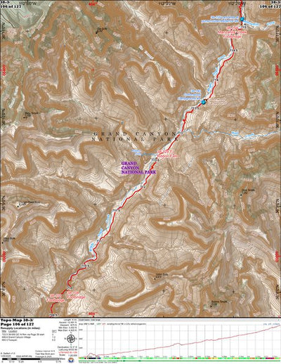 ANST Topo Map 38-3 Grand Canyon - Inner Gorge 3 Preview 1