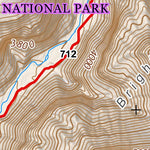 ANST Topo Map 38-3 Grand Canyon - Inner Gorge 3 Preview 2