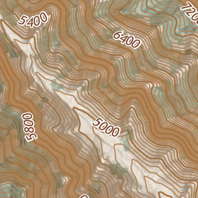 ANST Topo Map 39-1/38-4 Grand Canyon - North Rim 1 Preview 3