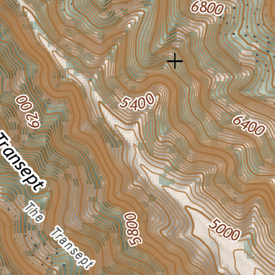 ANST Topo Map 39-1/38-4 Grand Canyon - North Rim 1 Preview 3