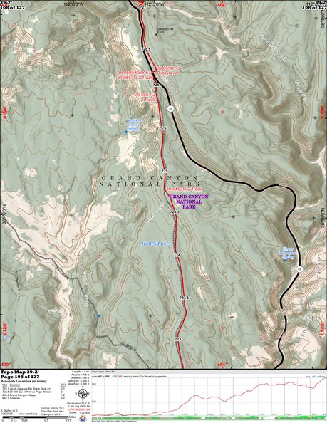ANST Topo Map 39-2 Grand Canyon - North Rim 2 a Preview 1