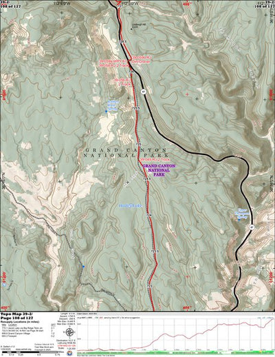 ANST Topo Map 39-2 Grand Canyon - North Rim 2 Preview 1