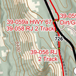 ANST Topo Map 39-2 Grand Canyon - North Rim 2 Preview 3