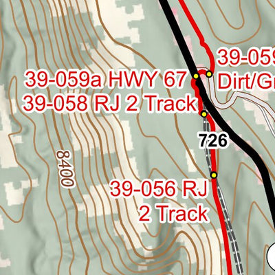 ANST Topo Map 39-2 Grand Canyon - North Rim 2 Preview 3