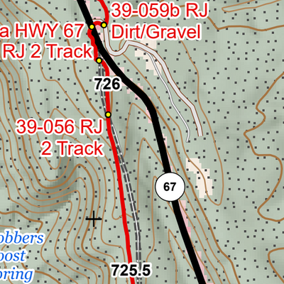ANST Topo Map 39-2 Grand Canyon - North Rim 2 Preview 3