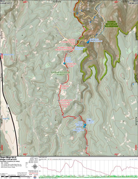 ANST Topo Map 40-2 Kaibab Plateau South 2 a Preview 1