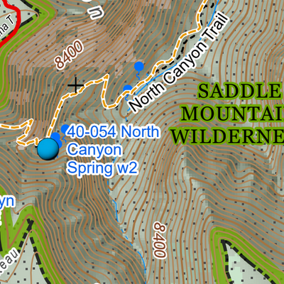 ANST Topo Map 40-2 Kaibab Plateau South 2 Preview 3