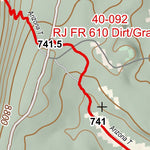 ANST Topo Map 40-3 Kaibab Plateau South 3 Preview 2
