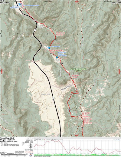ANST Topo Map 40-4 Kaibab Plateau South 4 Preview 1